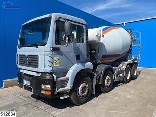 混凝土搅拌车 MAN TGA 32 400 8x4, Liebherr, 9 M3, Steel Suspension, Manual