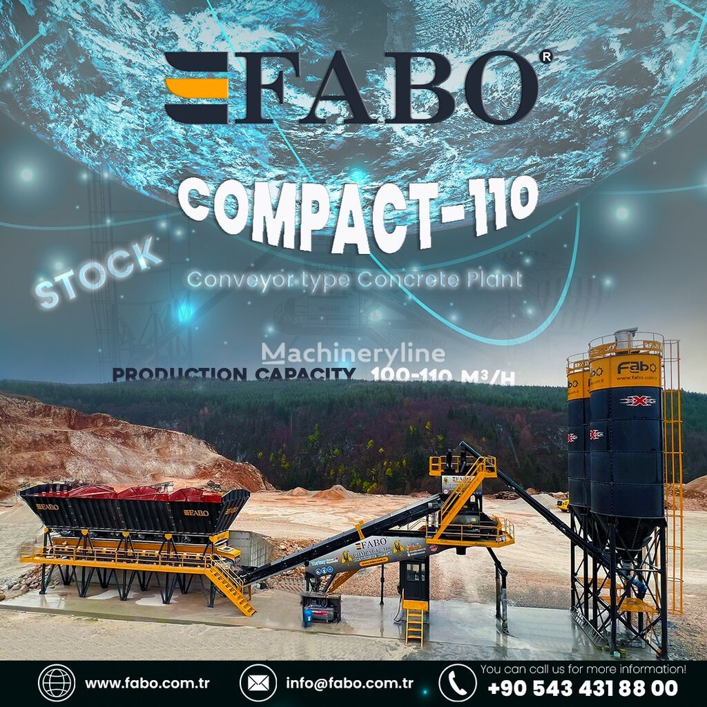 新混凝土厂 FABO BETONNYY ZAVOD FABOMIX COMPACT-110 | NOVYY PROEKT