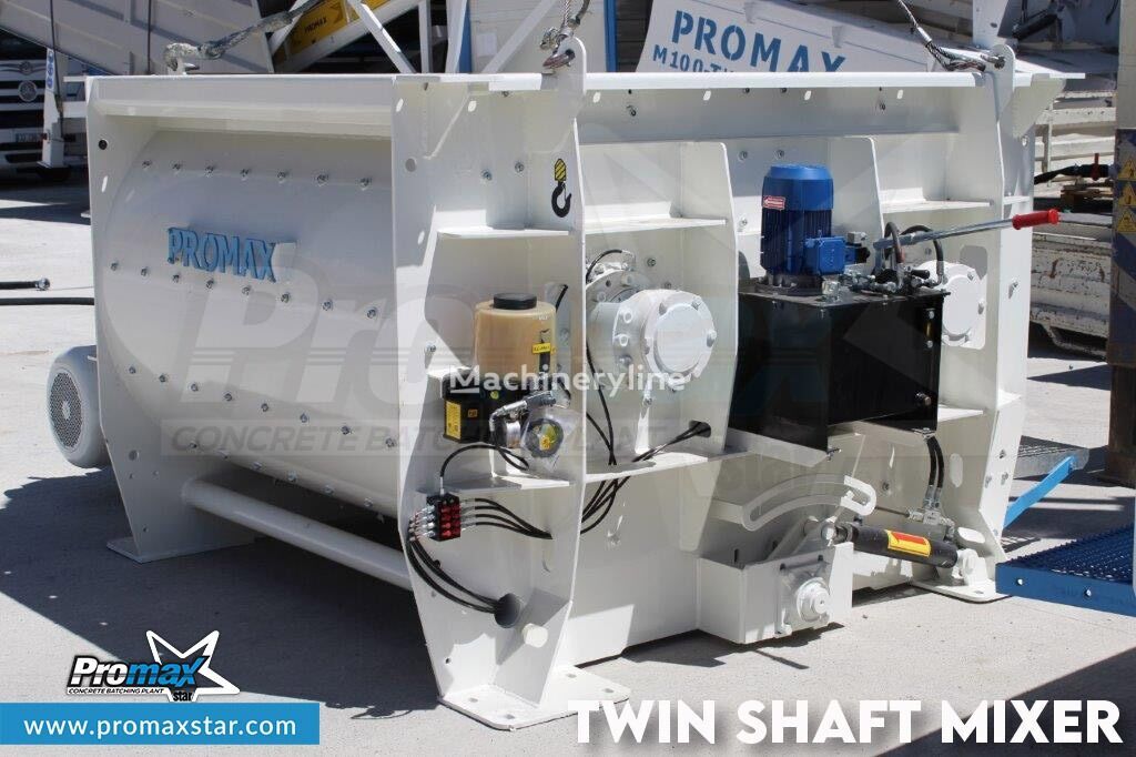 新混凝土厂 Promax 2 m3 /3 m3 TWIN SHAFT MIXER