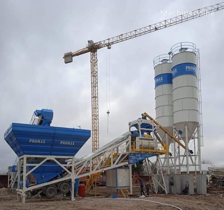 新混凝土厂 Promax Mobile Concrete Batching Plant M120-TWN (120m3/h)
