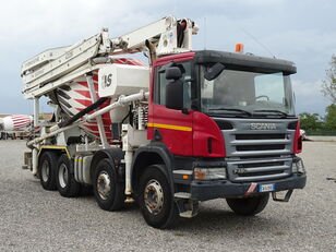 混凝土泵 位于底盘 SCANIA P420 的 Sermac 4Z28