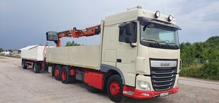 移动式起重机 位于底盘 DAF XF 106.460 HDS Atlas 145.2 10,8m=1260kg + przyczepa schmitz 的 Atlas 142.5