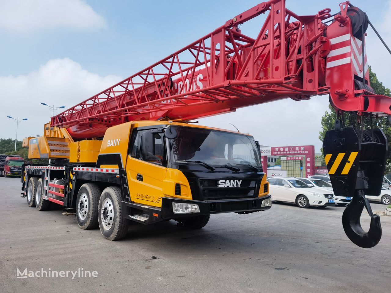 移动式起重机 Sany  Sany STC800S 80 ton used mobile truck crane mobile crane
