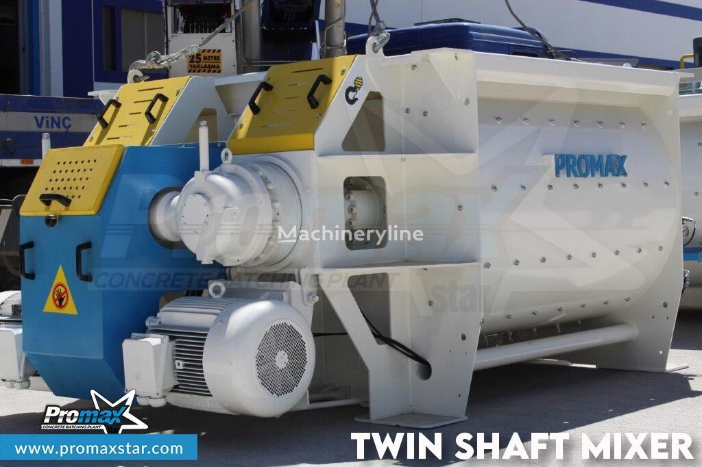 新固定式混凝土泵 Promax 2 m3 /3 m3 TWIN SHAFT MIXER
