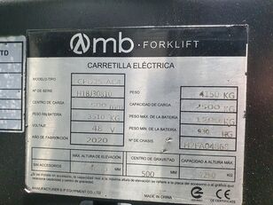电动叉车 MB Forklift CPD25 AC4