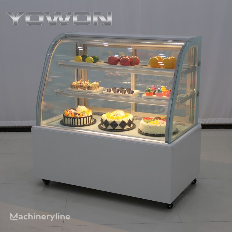 新风幕柜 Yowon Commercial food display cooler refrigerated glass case