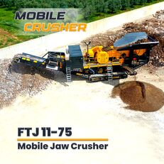 新移动式破碎装置 FABO FTJ 11-75 MOBILE JAW CRUSHER 150-300 TPH | AVAILABLE IN STOCK