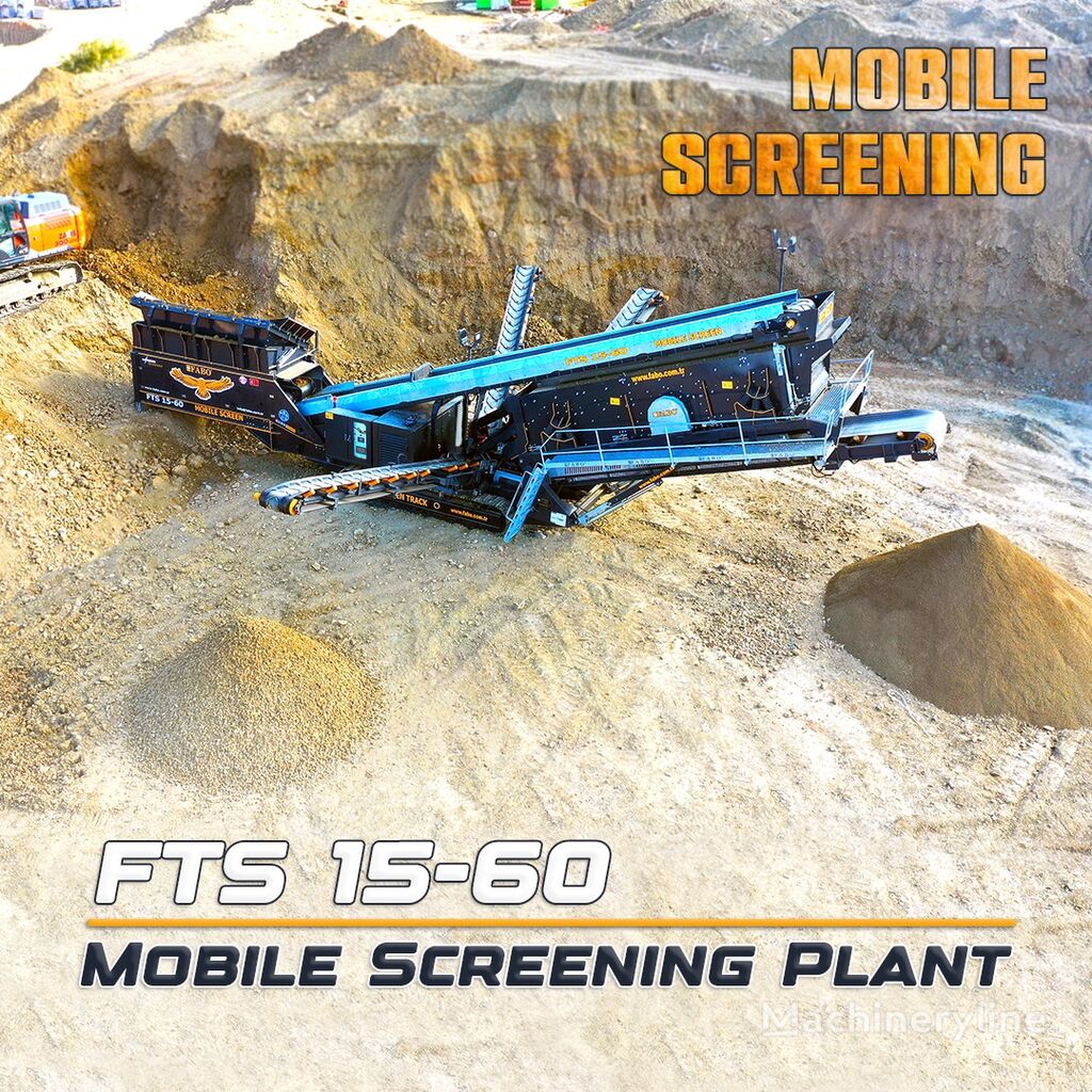 新移动式破碎装置 FABO  FTS 15-60 MOBILE SCREENING PLANT 500-600 TPH | Ready in Stock