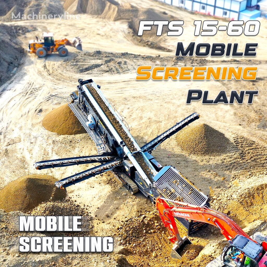 新移动式破碎装置 FABO  FTS 15-60 MOBILE SCREENING PLANT 500-600 TPH | Ready in Stock