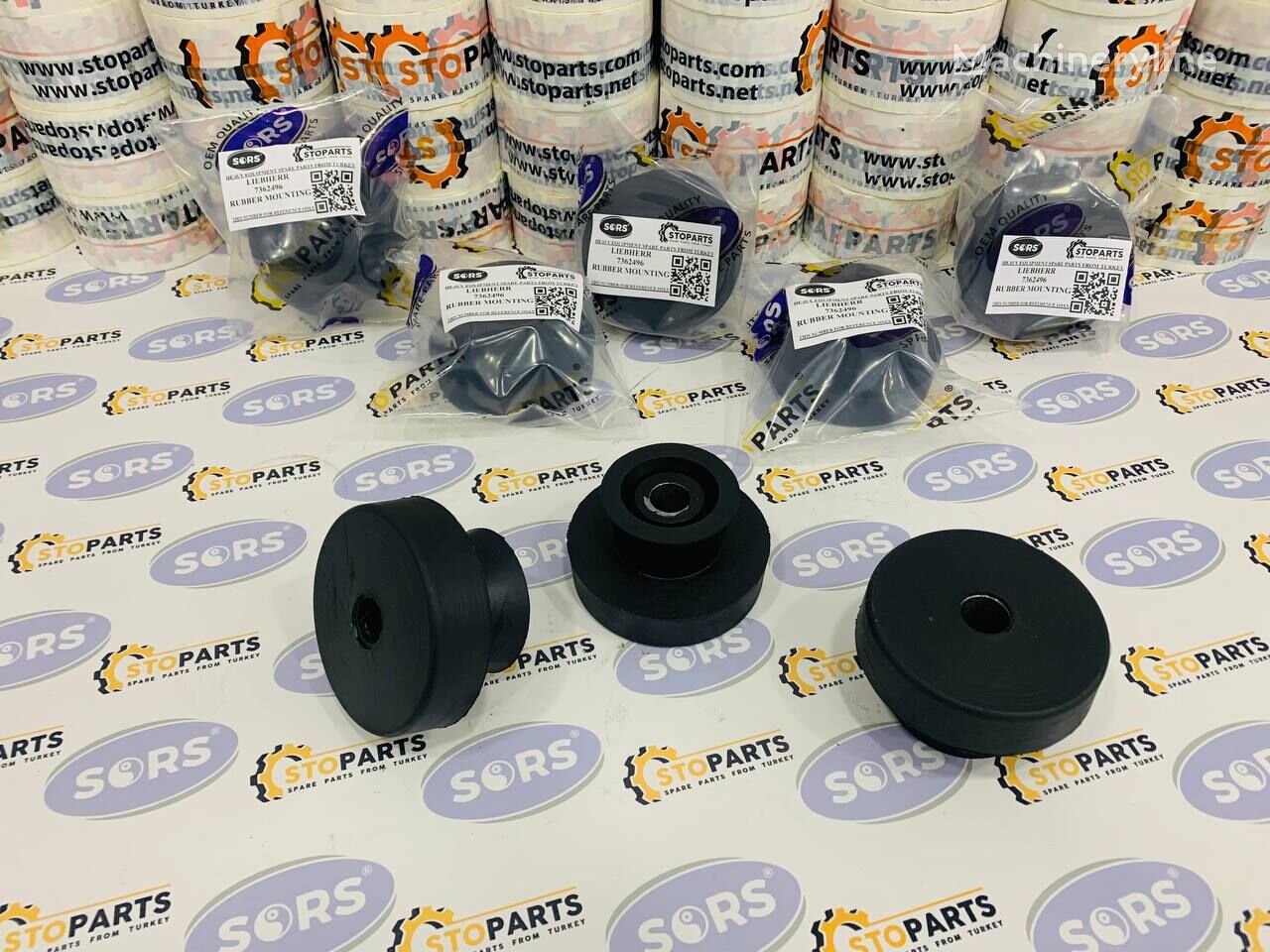 挖掘机 Liebherr A900, A904, A914, A924, A944, R900, R984 的 发动机支架垫 Sors Engine rubber mounting 7362496