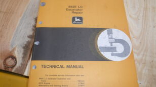 挖掘机 John Deere 892ELC 的 说明手册 MANUAL DE MANTENIMIENTO